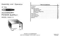 Heathkit HWA-7-1 - Manual 
